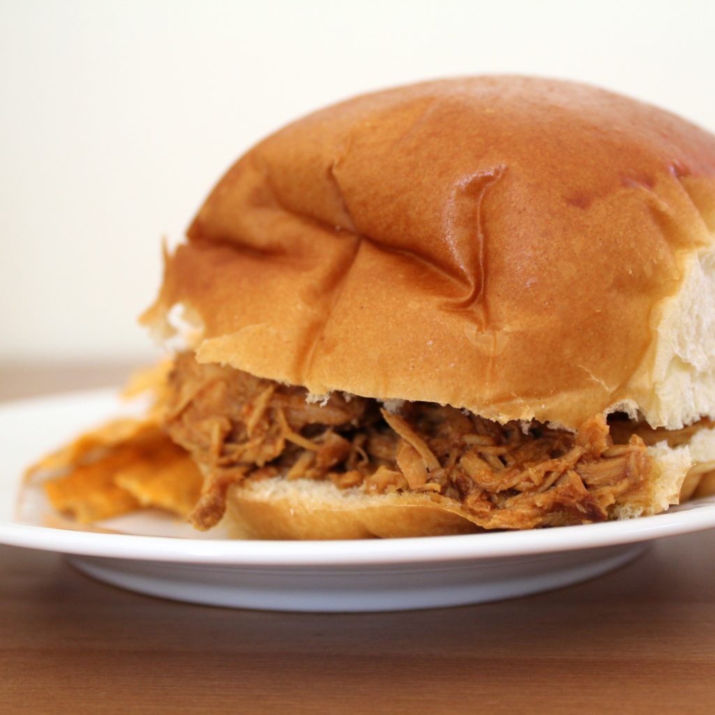 Slow Cooker BBQ Chicken Sandwiches | Sam's Dish