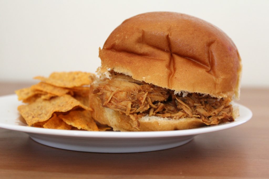 Slow Cooker BBQ Chicken Sandwiches | Sam's Dish