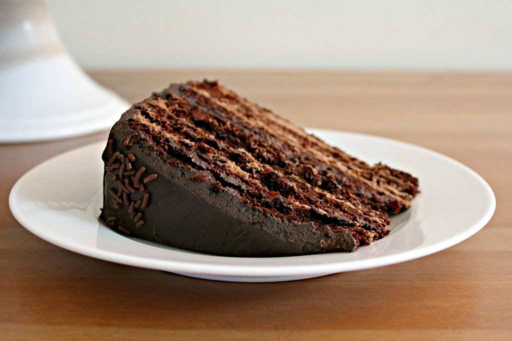 Six Layer Whipped Ganache Filled Chocolate Cake With Dark Chocolate Cream Cheese Frosting Sam 