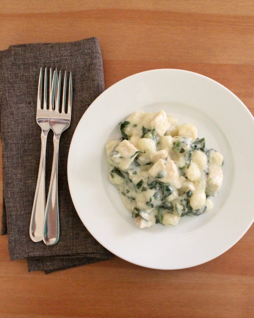 Skillet Chicken and Spinach Gnocchi | Sam's Dish