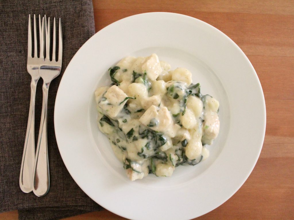 Skillet Chicken and Spinach Gnocchi | Sam's Dish