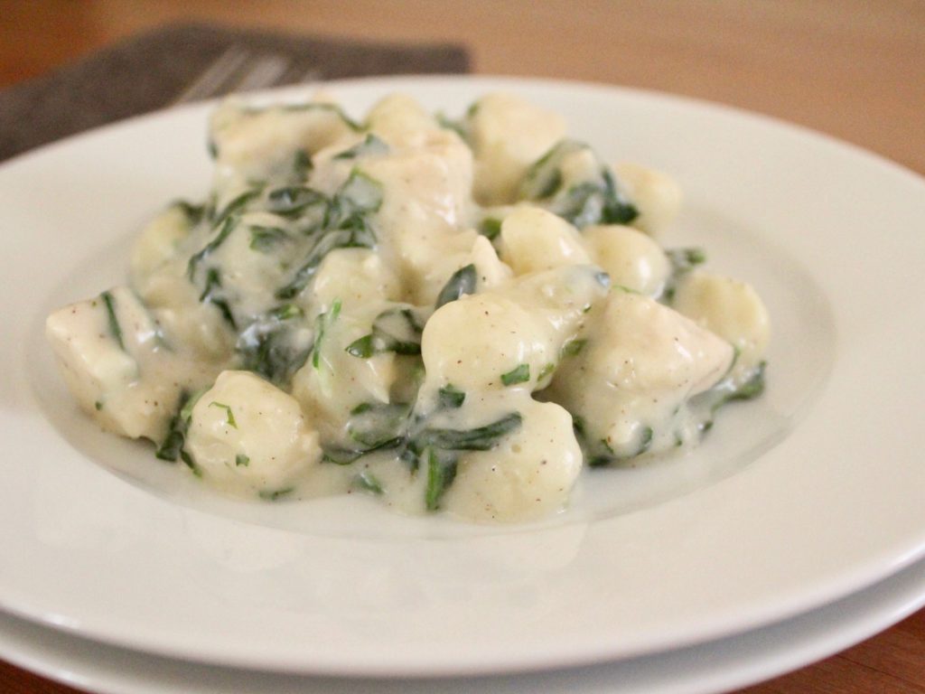 Skillet Chicken and Spinach Gnocchi | Sam's Dish