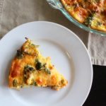 Bacon Broccoli Cheddar Crustless Quiche | Sam's Dish