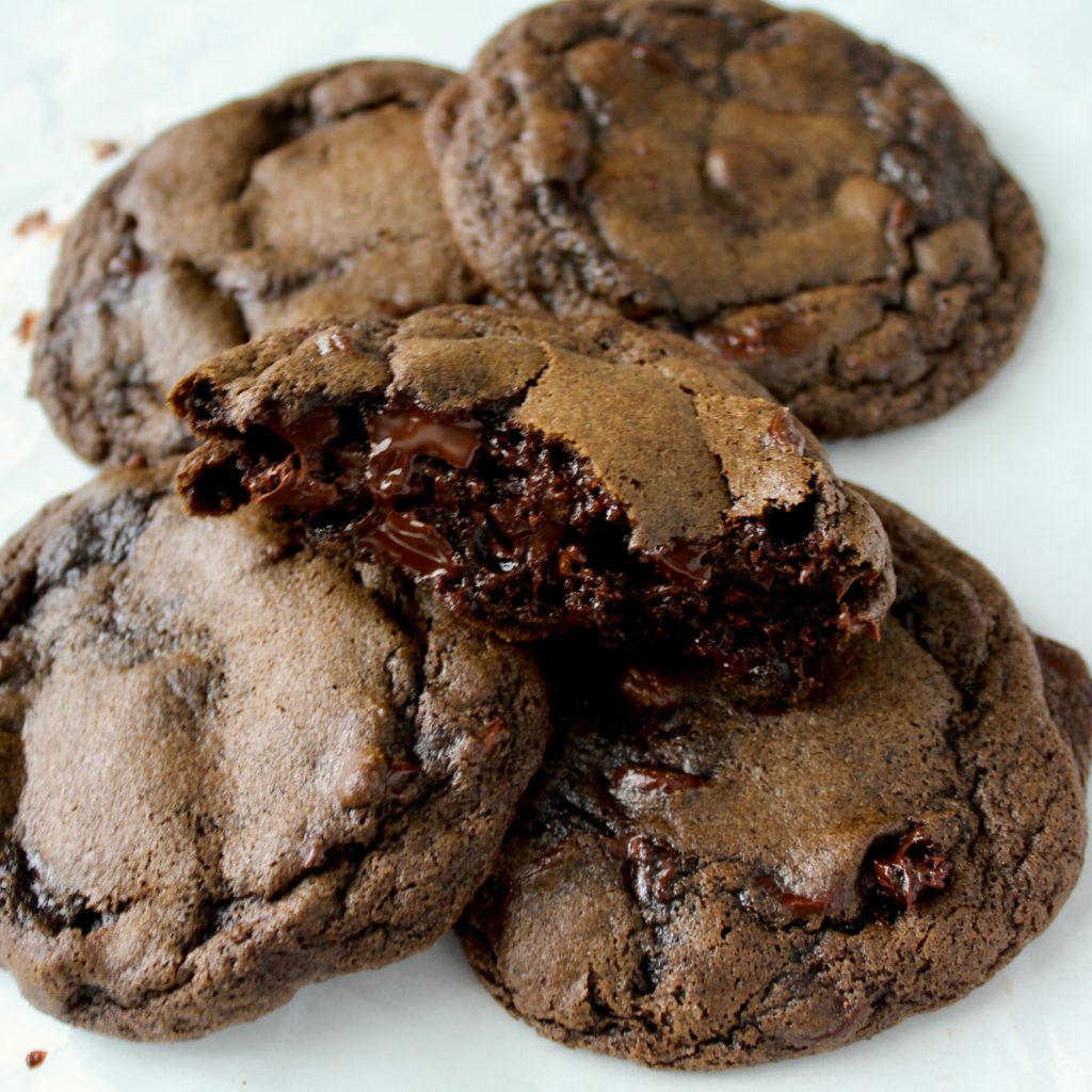 Bakery Style Double Chocolate Chip Cookies | Sam's Dish